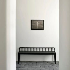 Spindle Benk Eik svart