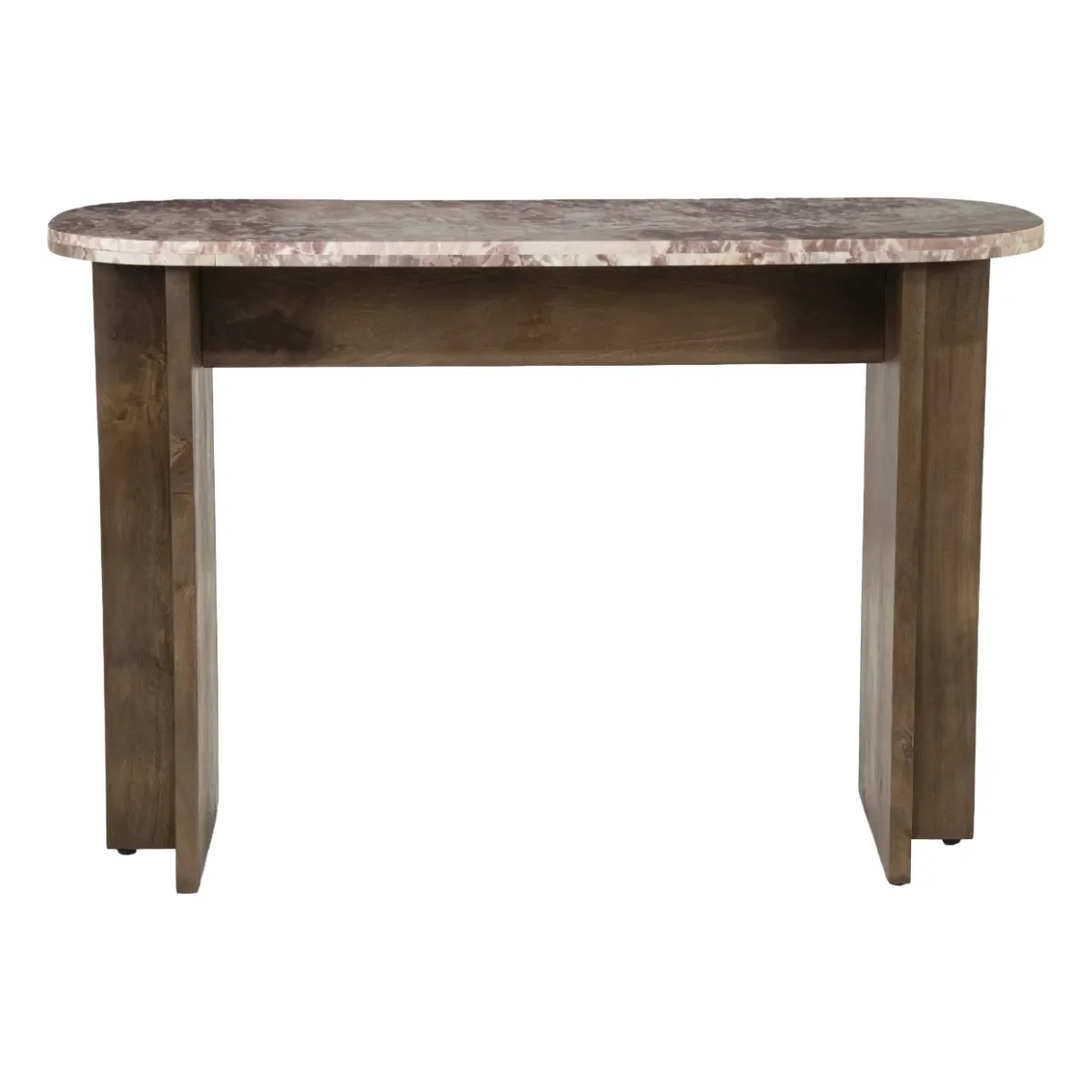 By-Boo, Console table Haussmann 120x45x80 cm Mangotre & Marmor Rosa