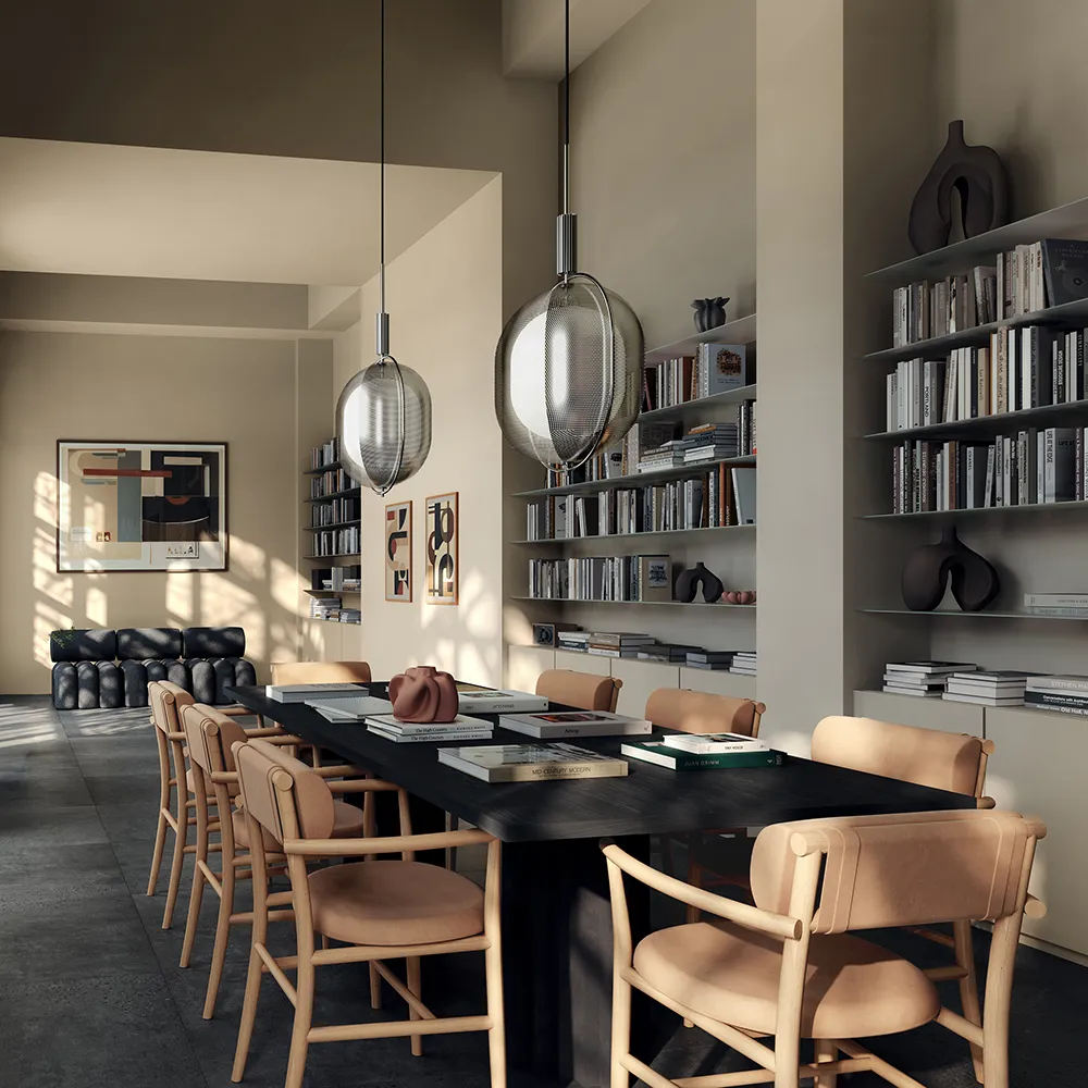 Nama spisestol, armlener - nubuck