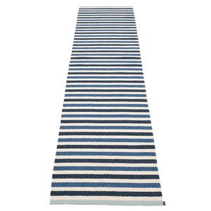 Teo matte 70x300 cm Denim/Dark Blue/Vanilla 