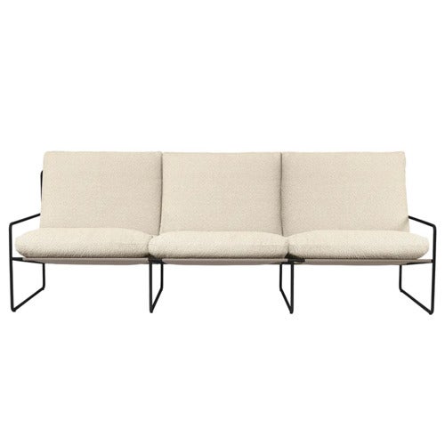 Desert 3-seters sofa Black/Off-white