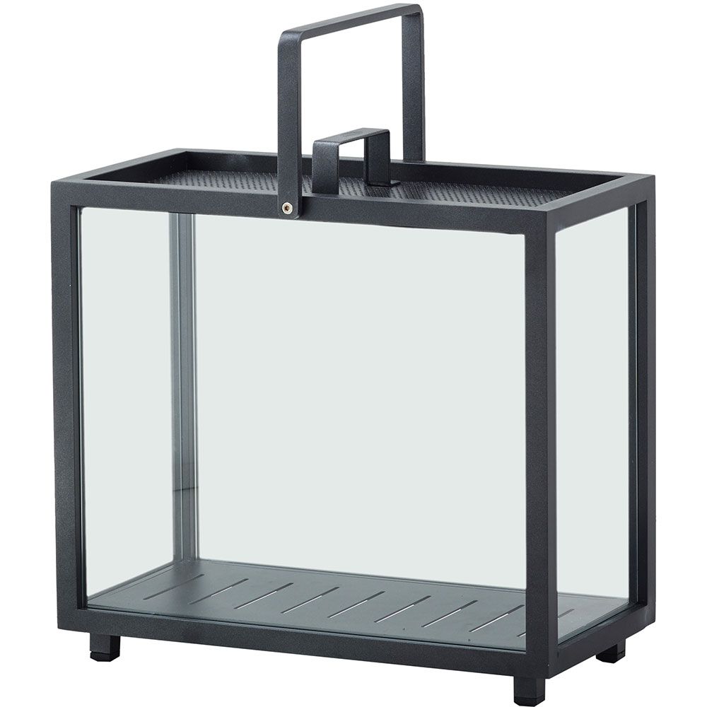 Lighthouse Lyslykt Grå Rektangulær