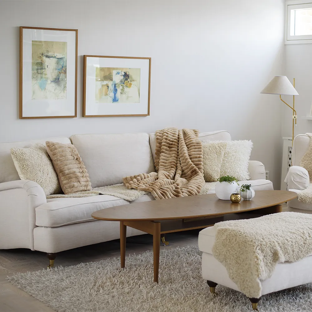 Stripy pledd 120x180 cm Toffee