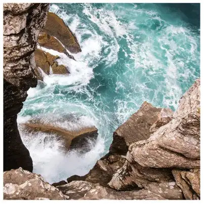 Veggdekor Raw Nature Portugal 100 x 100 cm Artwood