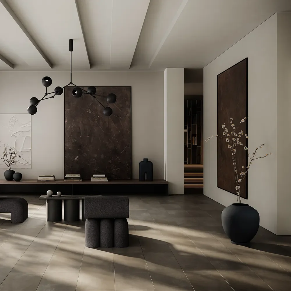 Sunao vase Hexa - Black