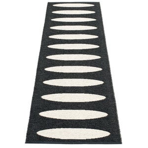 Ella matte 70x225 cm black / vanilla 