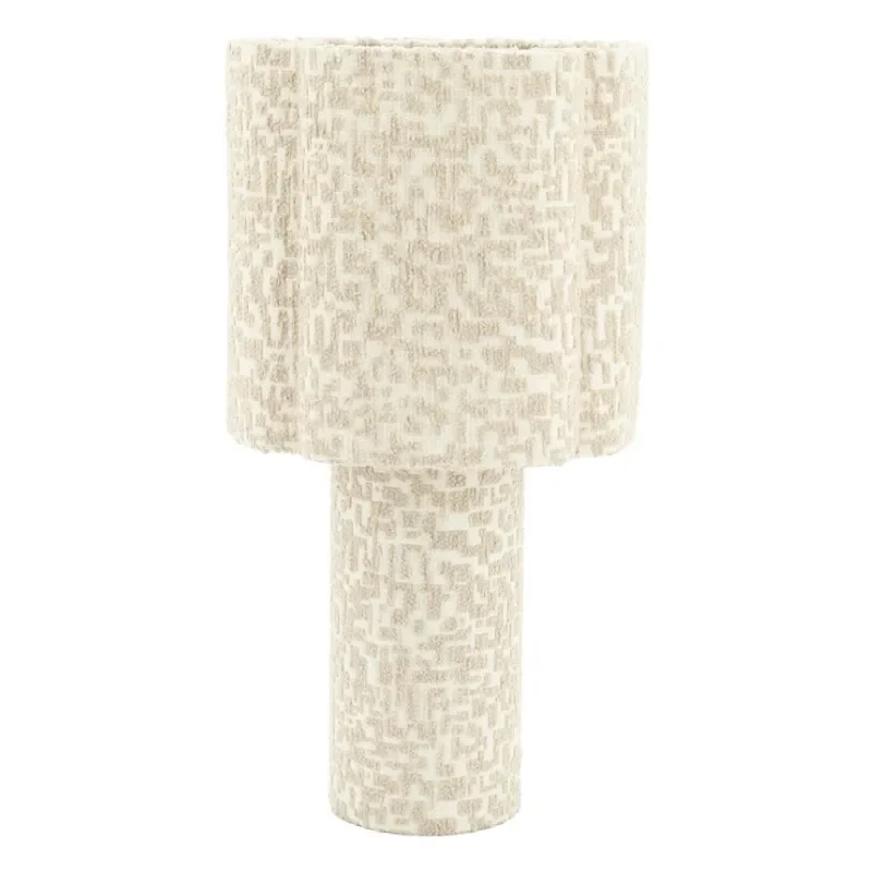 i lampe 25,5x25,5x49 cm taupe