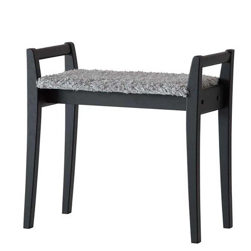 Meja Krakk Svartbeiset eik/safeskinn look Lysegrå