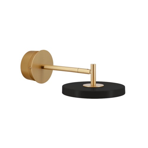 Asteria Wall Short Vegglampe Ø15 cm Black