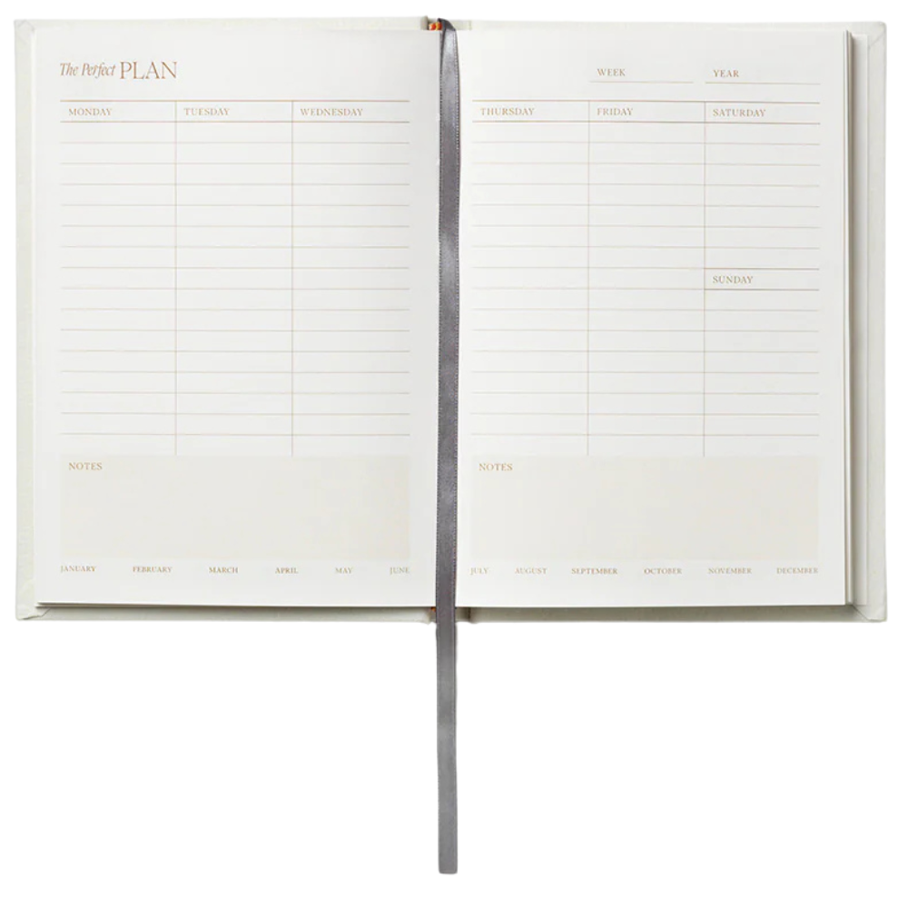 Weekly Planner - The Perfect Plan, Beige