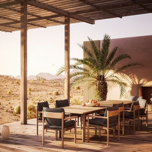 TIBBO benk 130 cm teak 