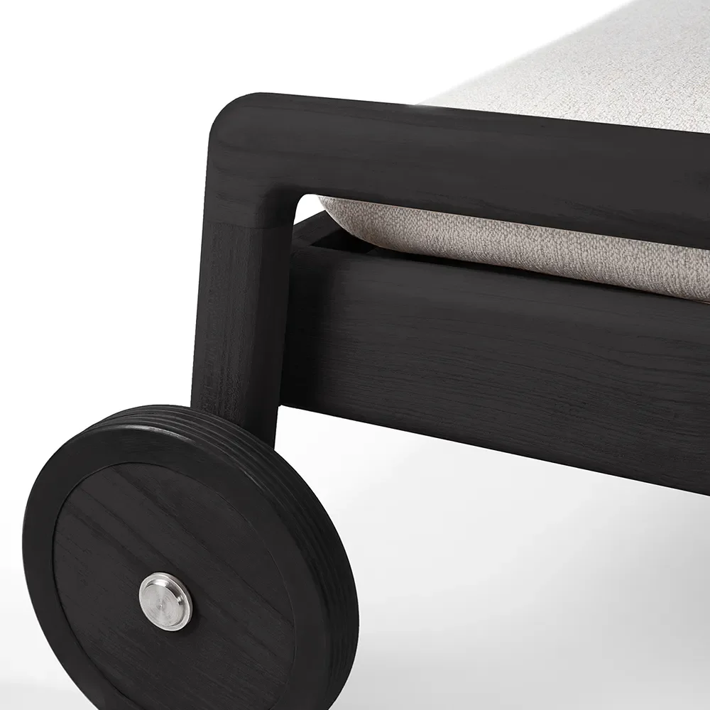 Jack Solseng Black/Off White Tynn pute