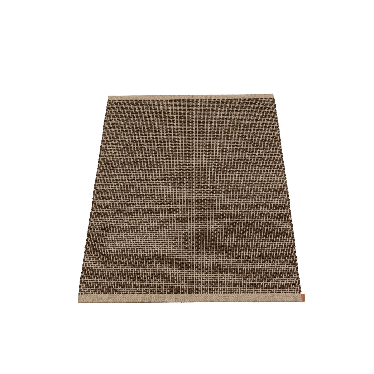 Vaskbar Plastmatte NILS Dark Brown 70x120 cm