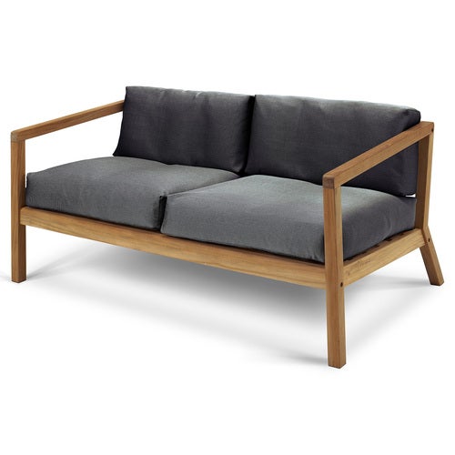 Virkelyst 2-Seater Charcoal Teak 