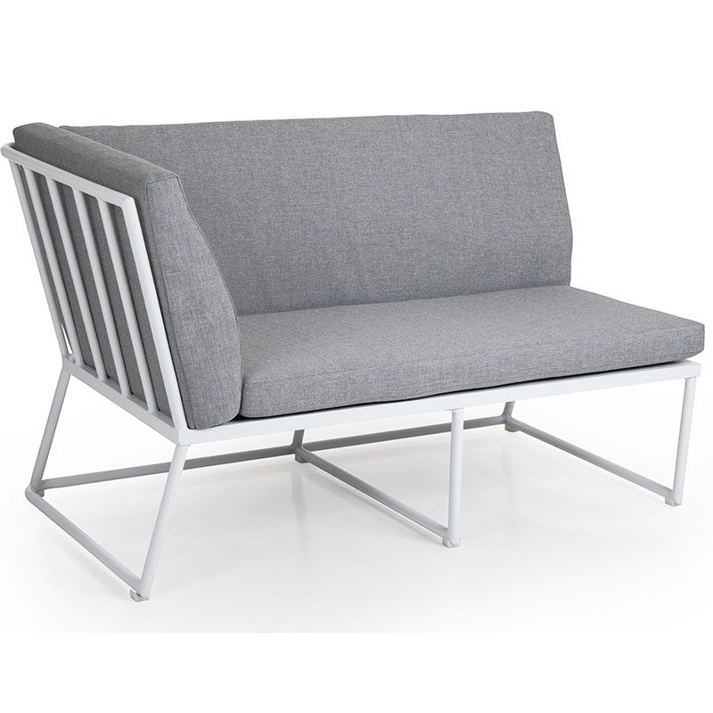 Vence avslutningsmodul høyre hvid/pearl grey