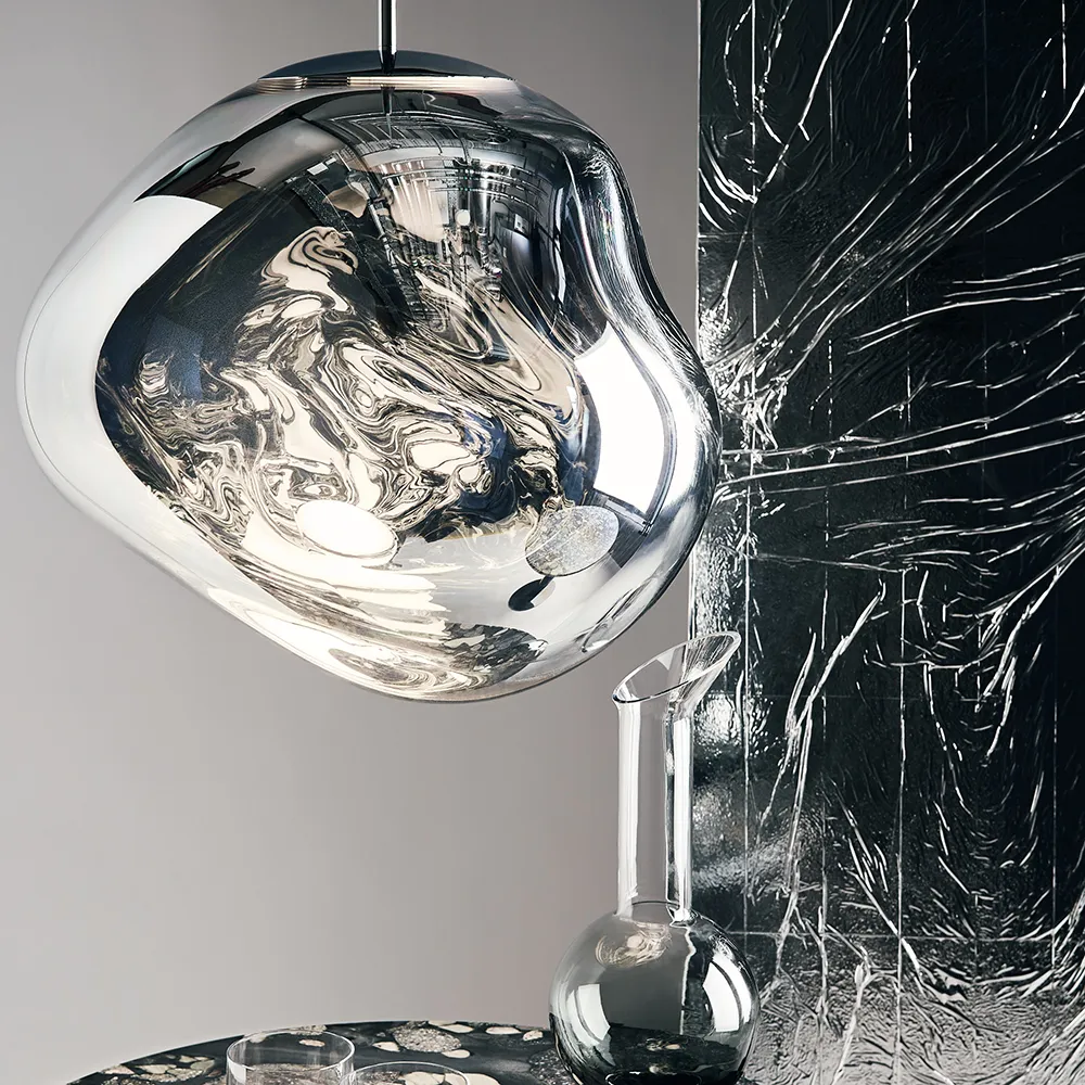 Melt Pendant Silver LED