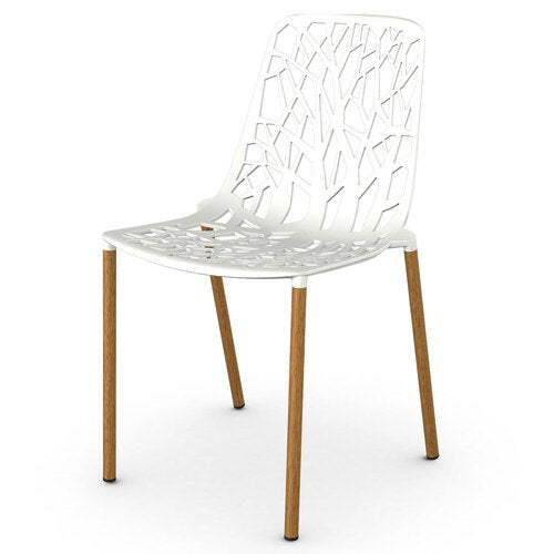 Forest Spisestol Iroko/White