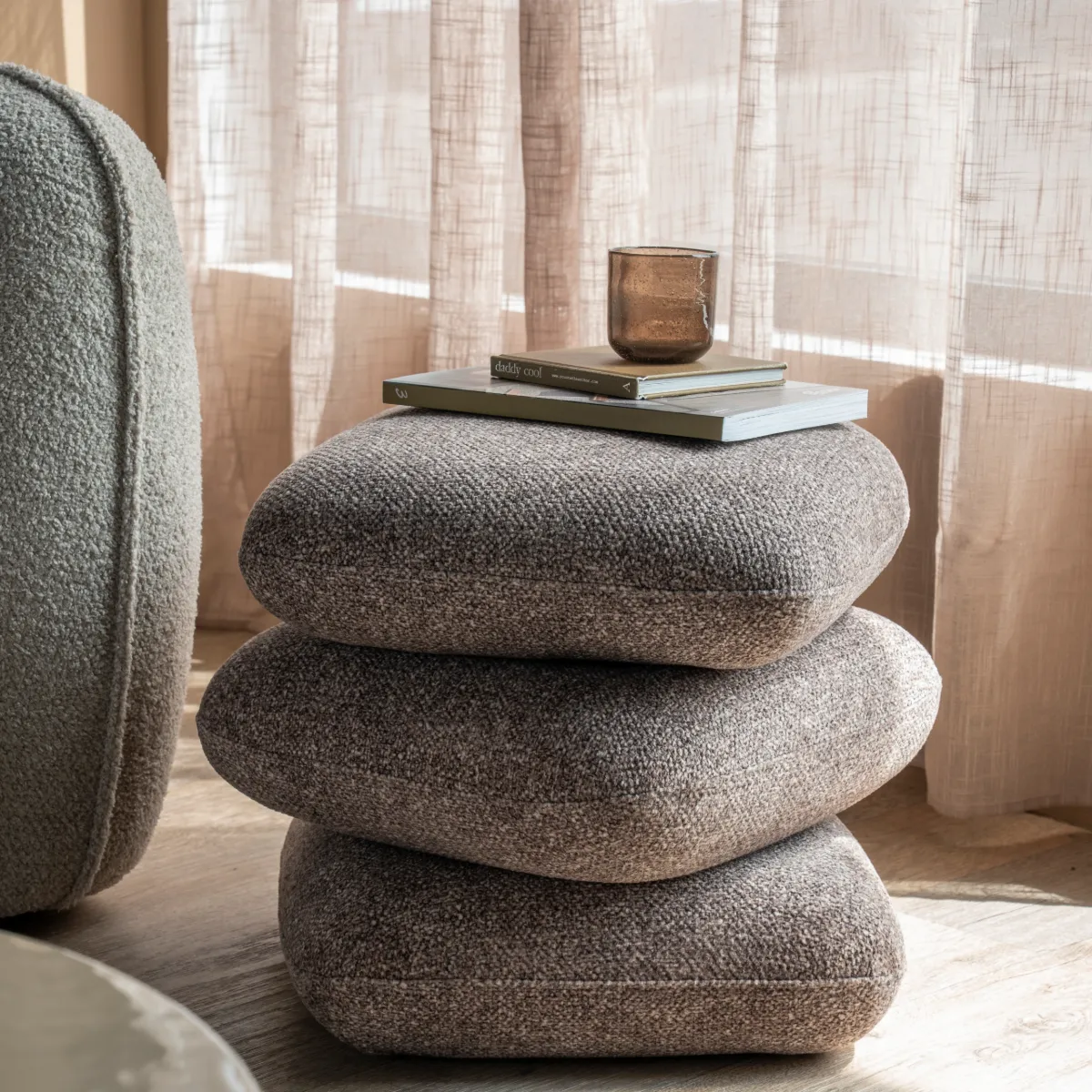 Pillowscape - taupe 44,5x44,5x44,5 cm
