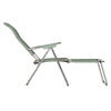 Spaghetti solstol i sage green aluminium