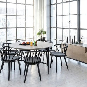 Ale spisebord 135 cm hvitoljet eik