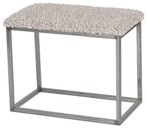 Palle Benk 60x35 cm Sand/Steel