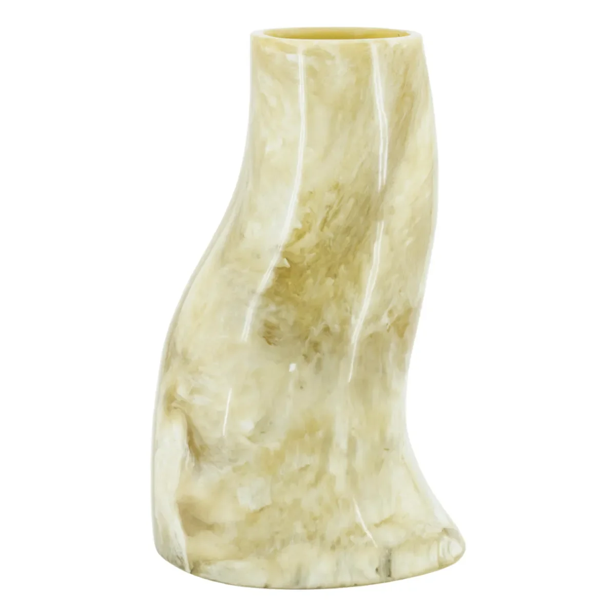Stonea 2 vase 20x18x34 cm resin grønn