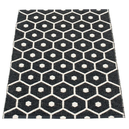 Honey matte 70x100 cm black / vanilla 