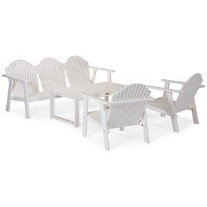 Bullerö lænestol fyrretræ hvid 