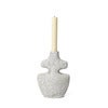 Yara Candle Holder - Medium - Grey Pumice