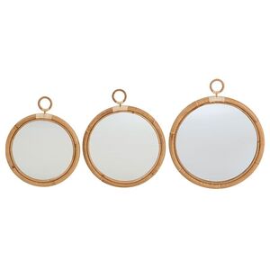 Speil Ella Ø45 cm i rotting
