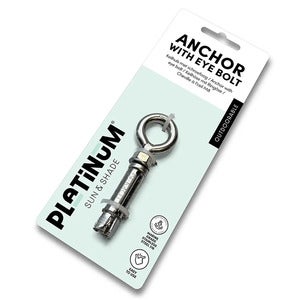 Rustfritt stål monteringsanker med løkke m8 