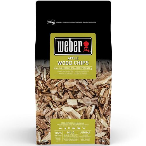 Røkeflis eple 0,7 Kg Weber