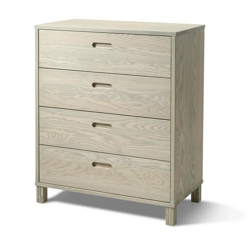 Leon kommode grå oljet ask