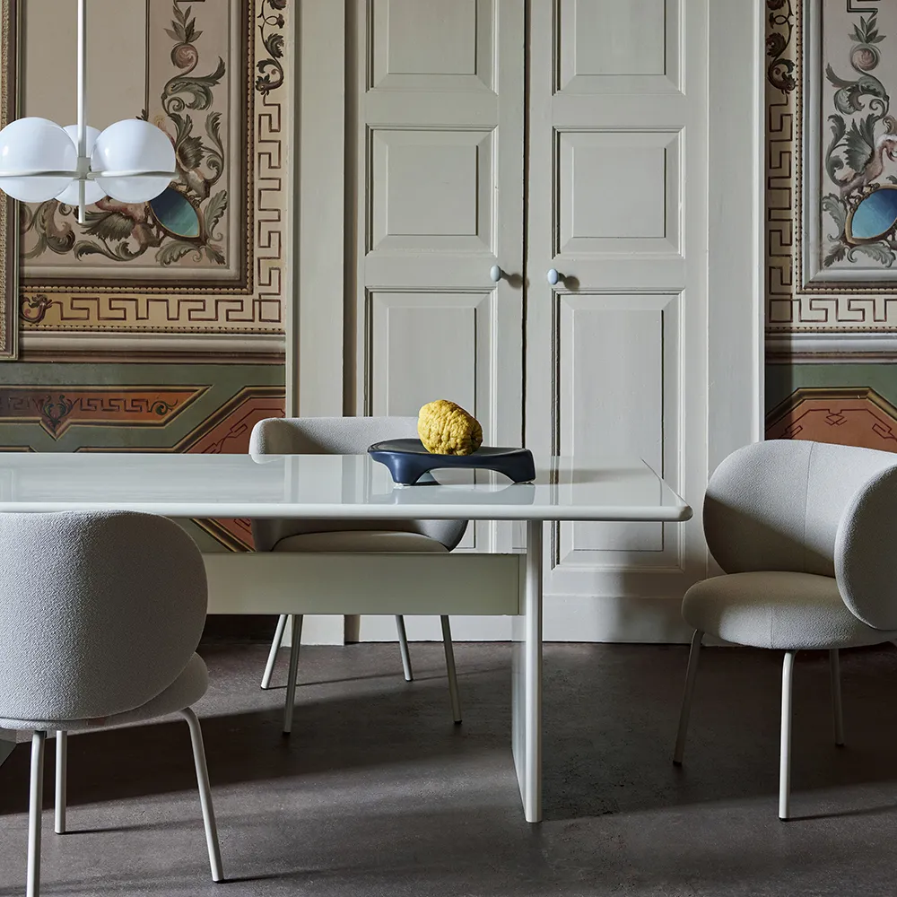 Rink Spisebord 200x90 cm - Eggshell