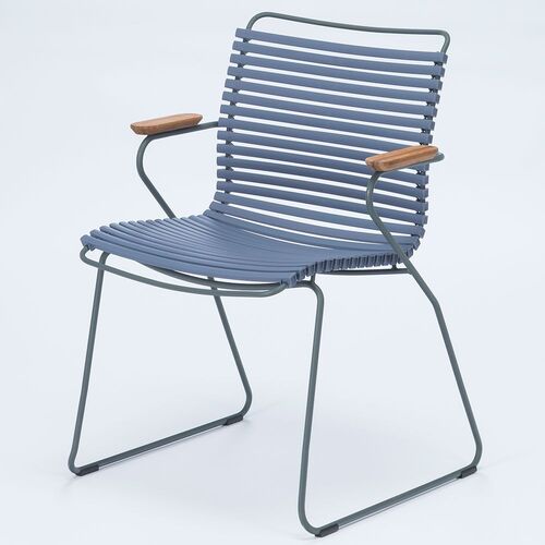 Click armlene stol dueblå