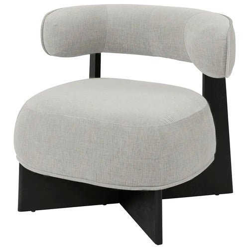 Porto lenestol i stoff Hailey shell