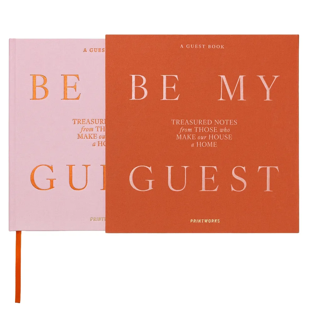  Gjesteboken Pink Be My Guest
