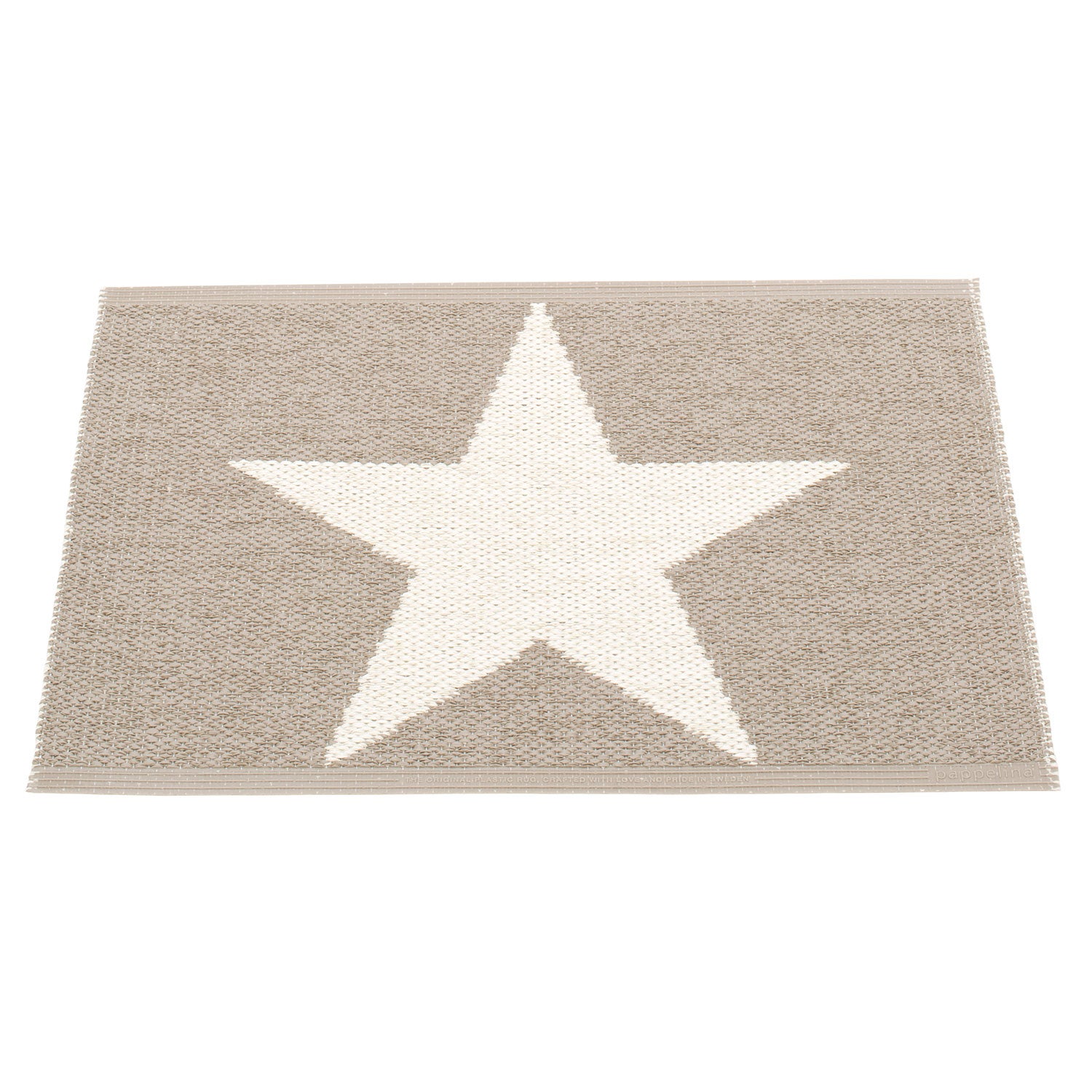Viggo teppe 70x50 cm en mud / vanilje 