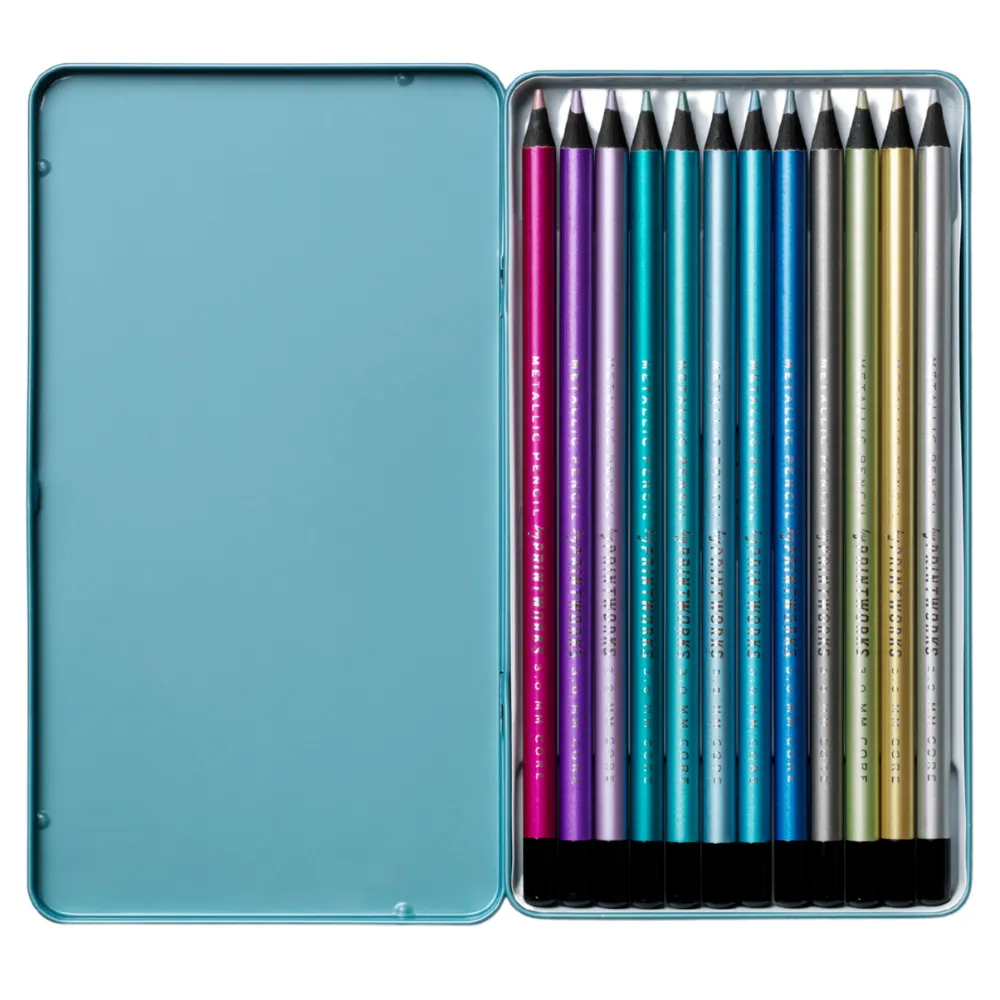 12 fargeblyanter - Metallic