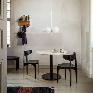 Mineral Spisebord - Bianco Curia/Black