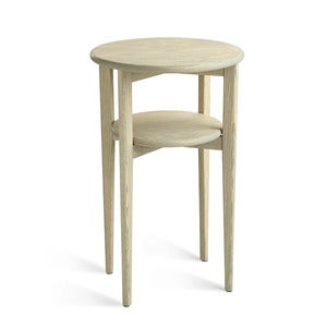 Mira nattbord grå oljet ask