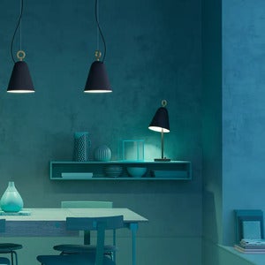 Bella bordlampe matt svart E14