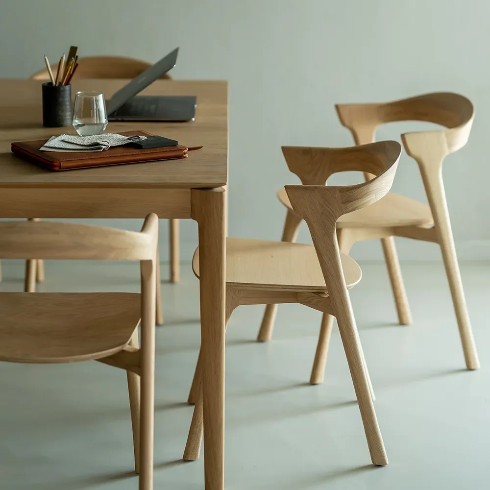 Bok Spisebord 145x145 cm Eik