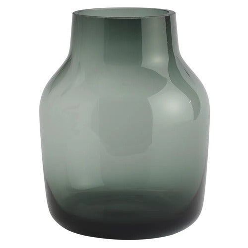 Silent Vase Ø15 cm Dark Green