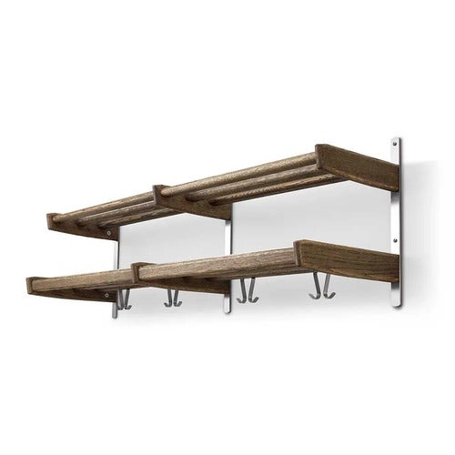 Meja Hattehylle 115 cm 2 hyller Røkt eik