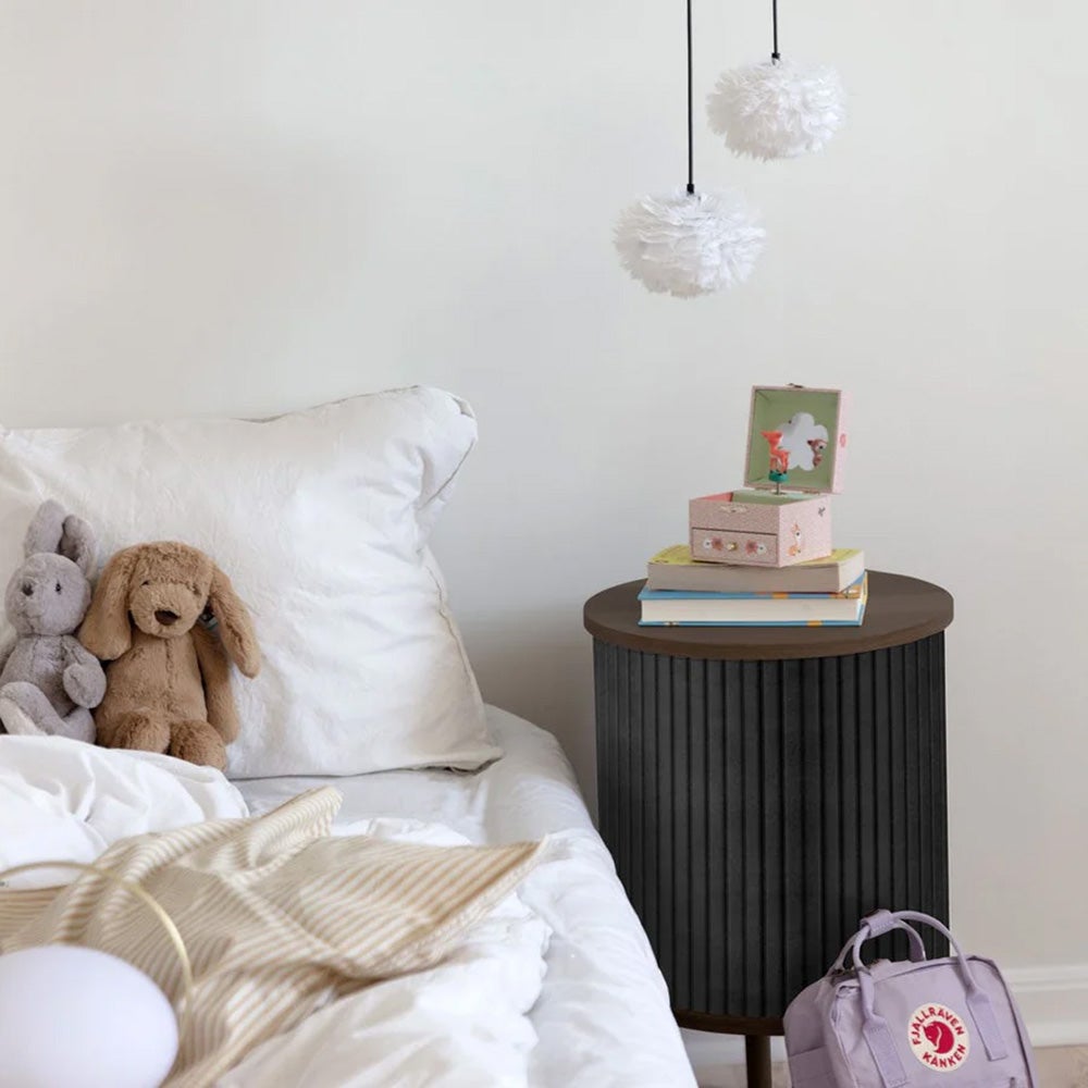 Audacious sidebord mørk eik/Charcoal