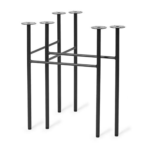 Mingle Table Legs W68 - Black Steel