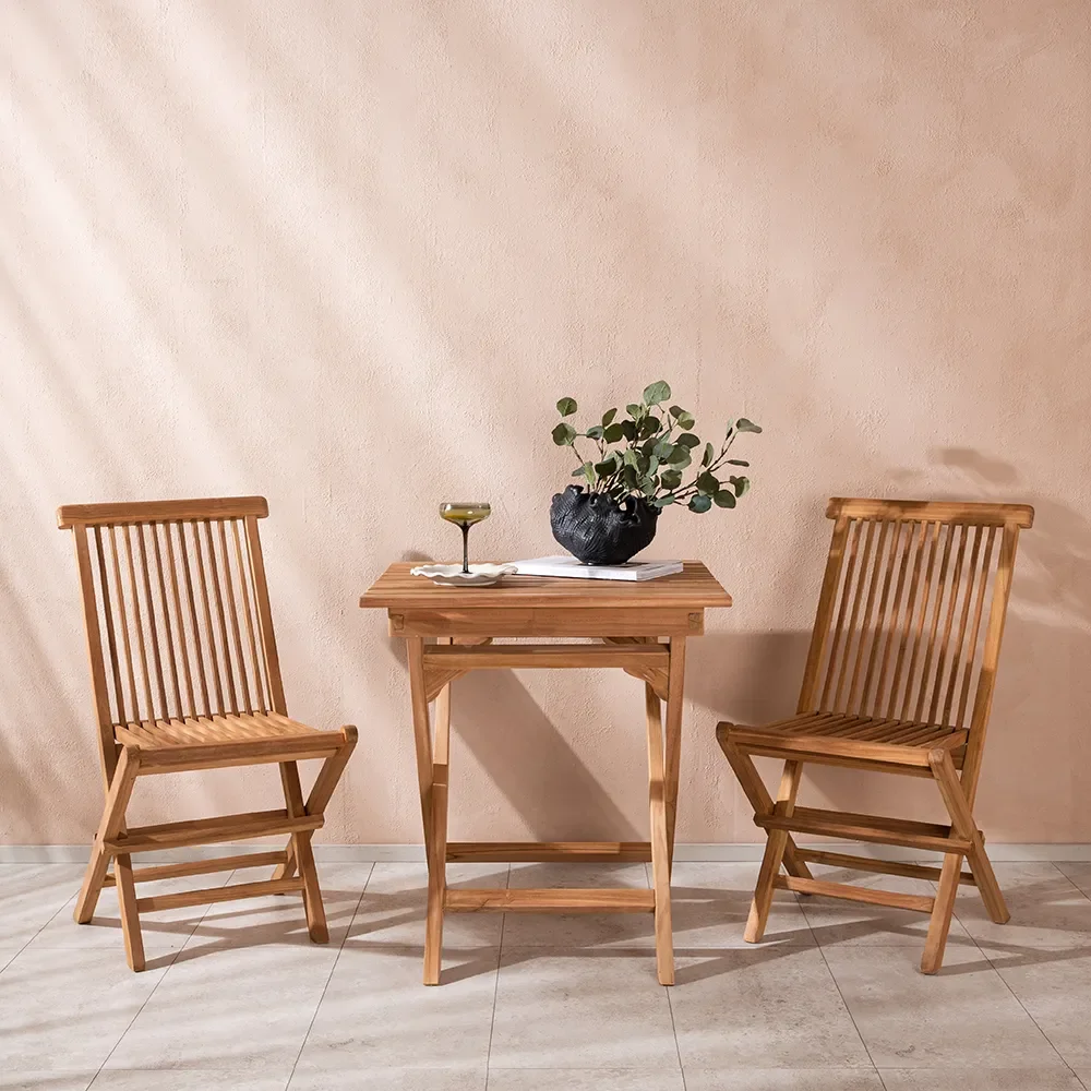 Ghana kafébord 70x70 cm teak 