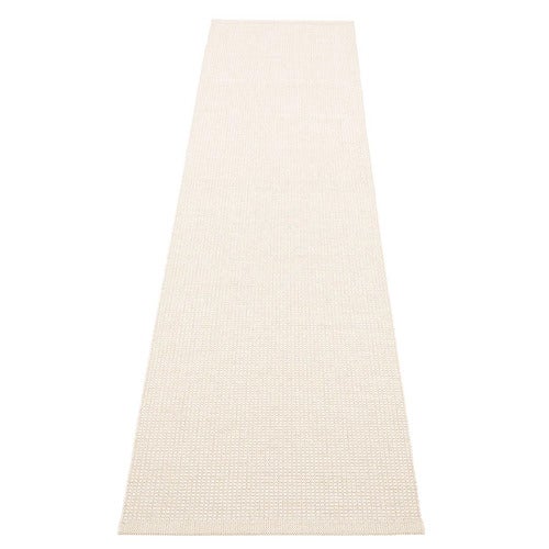Emm teppe 70 x 300 cm Vanilla/White Metallic