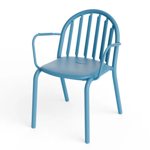 Fred'S Spisestol med armlener Wave Blue